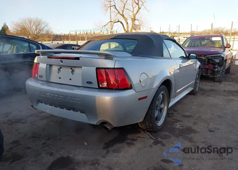 2002 Ford Mustang Gt z USA, uszkodzony, nr VIN 1FAFP45XX2F199759